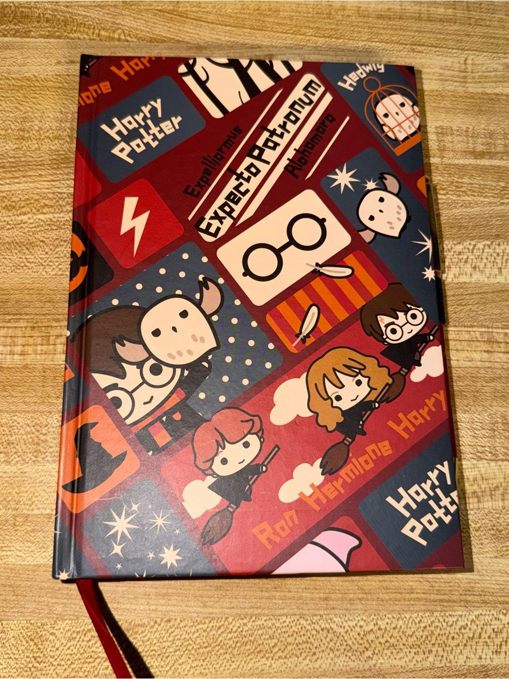 Harry Potter Hardcover Journal - Navy & Light Blue 5.5x8 notebook writing